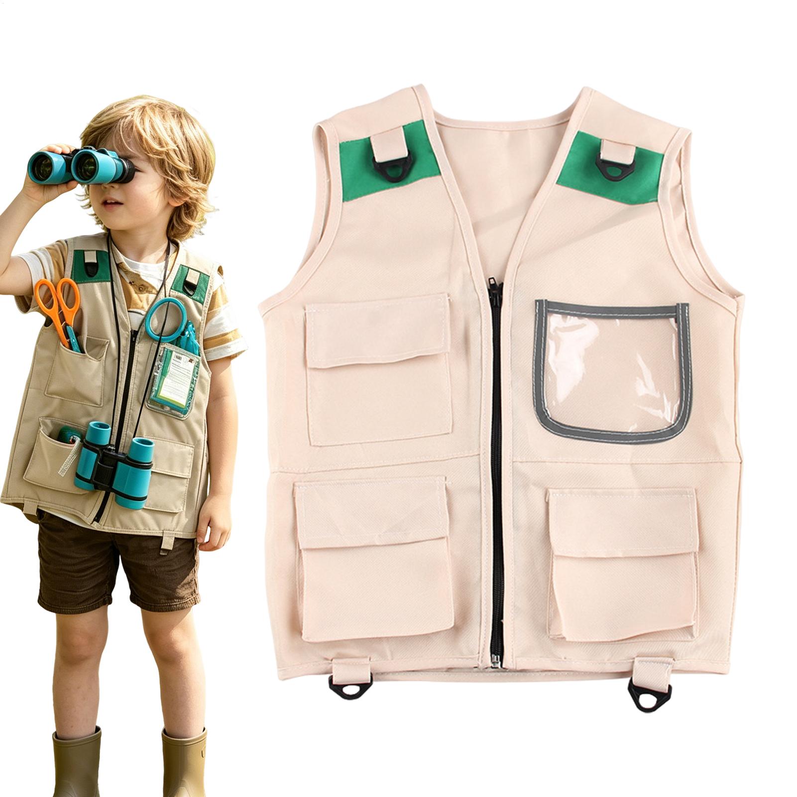 Fishing Vest - Kostum Safari Anak-anak, Rompi Kargo Ahli